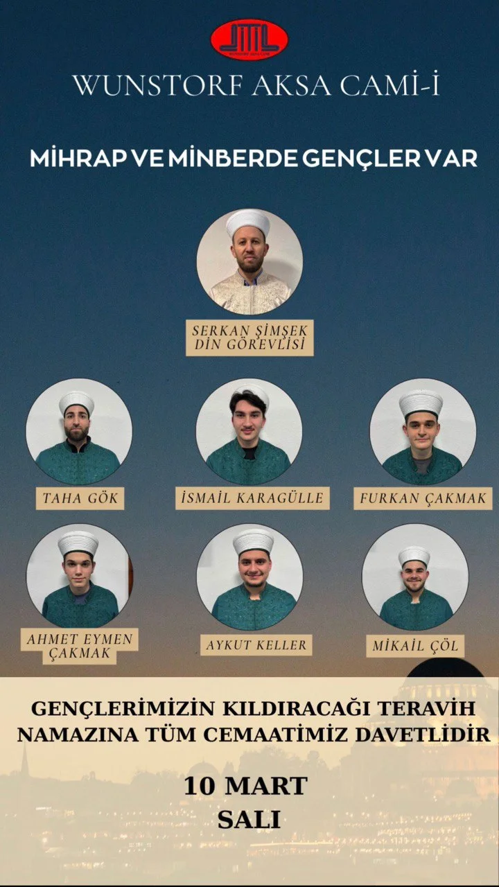 Mihrab ve Mimberde Gençler Var...