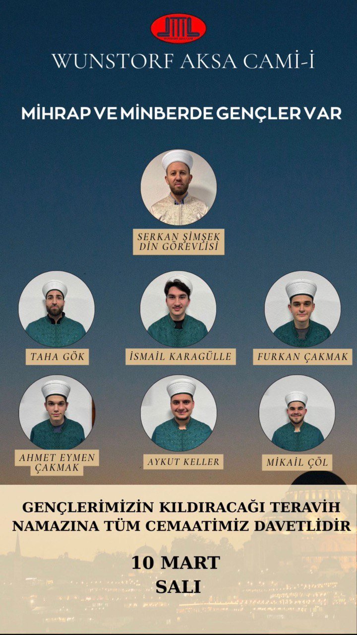 Mihrab ve Minberde Gençler Var